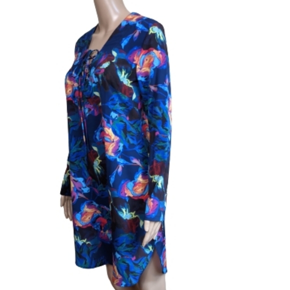 Amanda Uprichard Watercolor Dress Small Petite - Picture 10 of 12